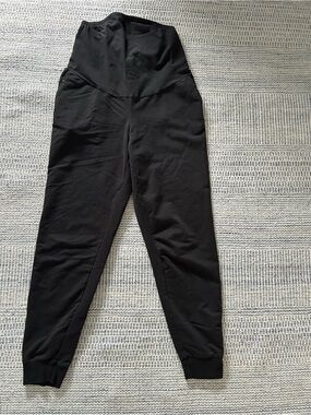 H&M Black Maternity Jogger Pants